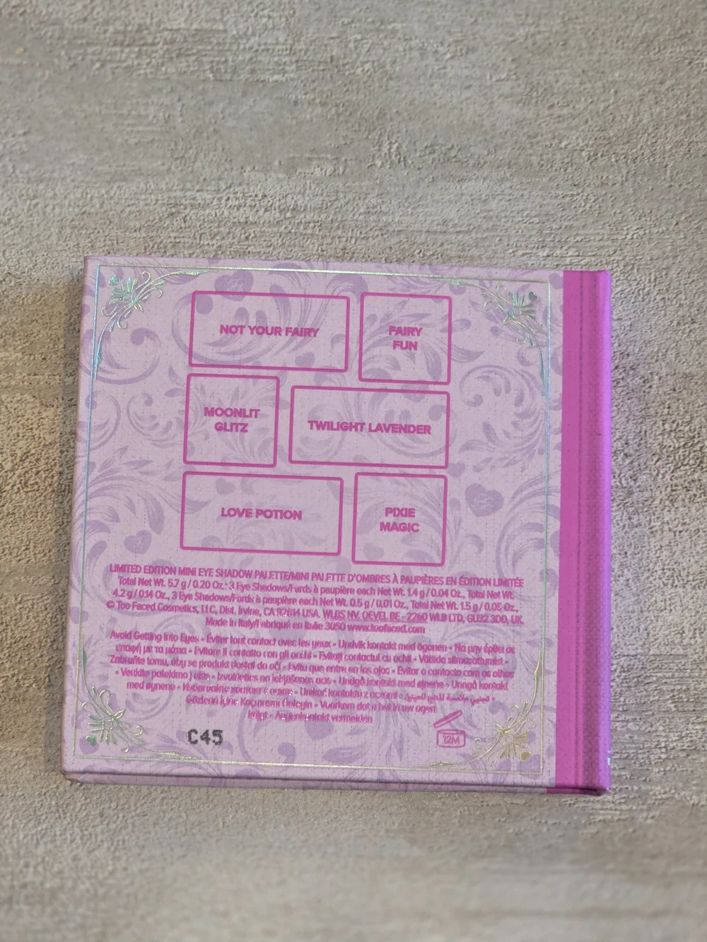 Too Faced Life's a Fairytale Mini Eye Palette - Pink/Purple
